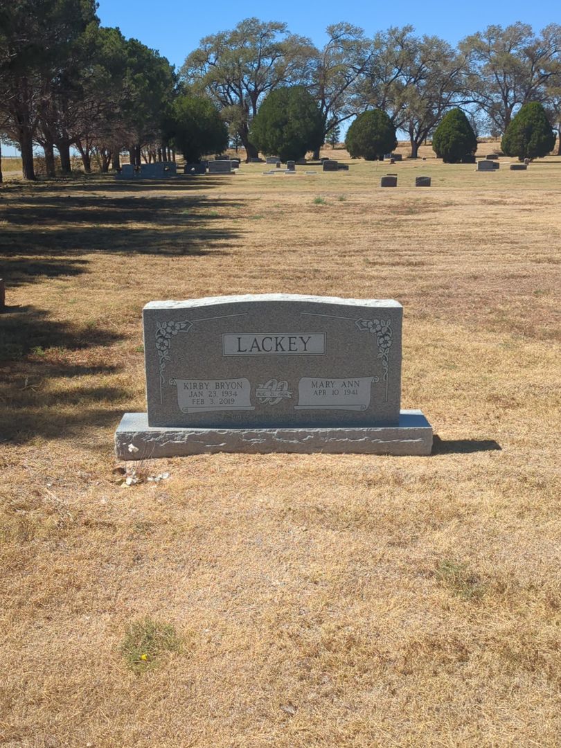 Kirby Bryon Lackey's grave. Photo 1