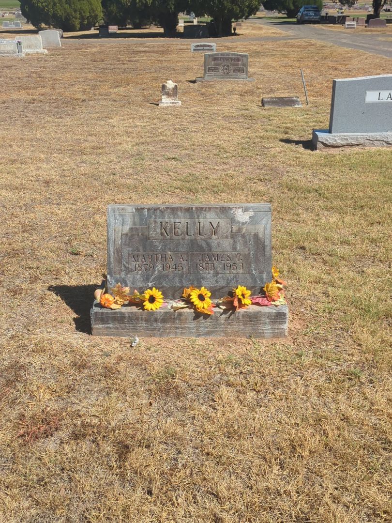 Martha A. Kelly's grave. Photo 1