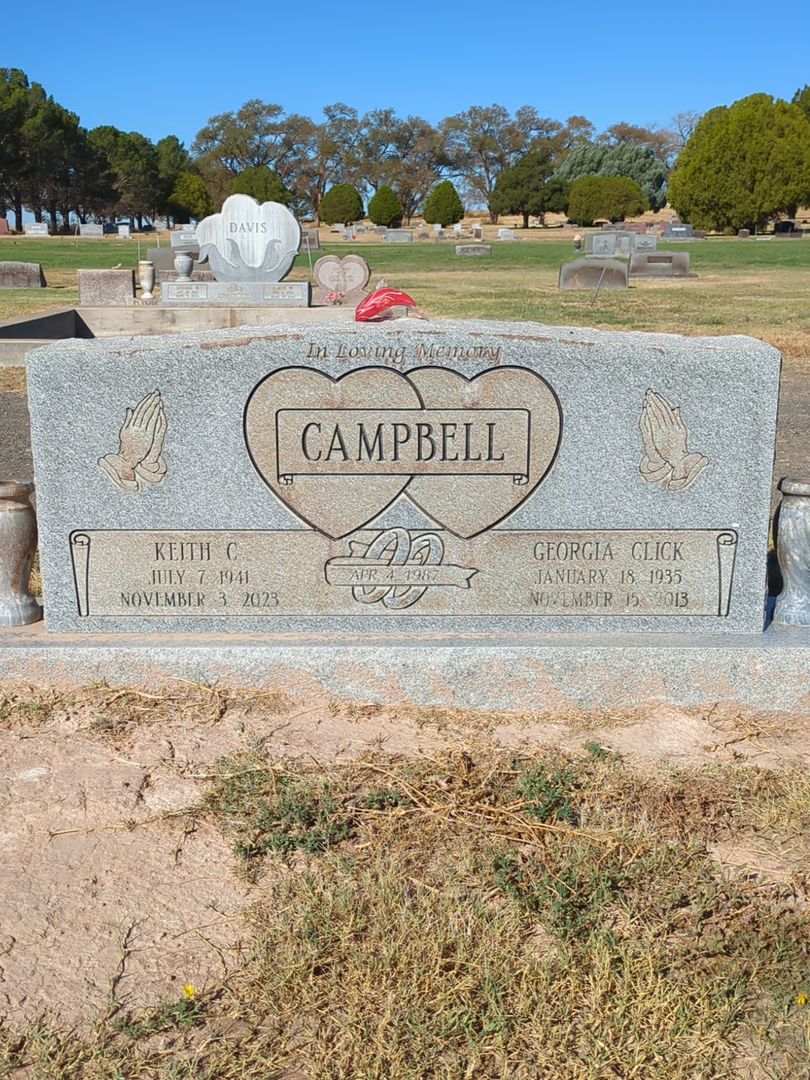 Keith C. Campbell's grave. Photo 1