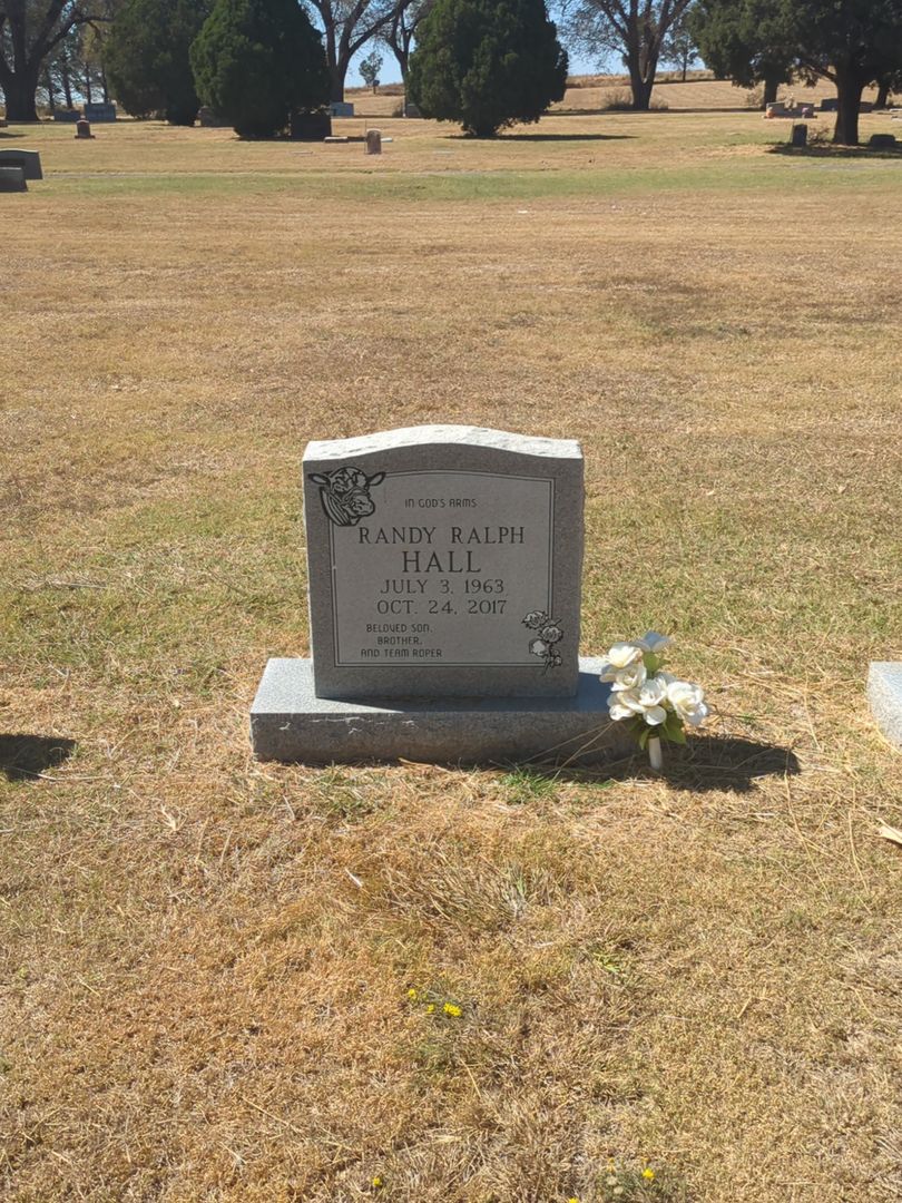 Randy Ralph Hall's grave. Photo 1