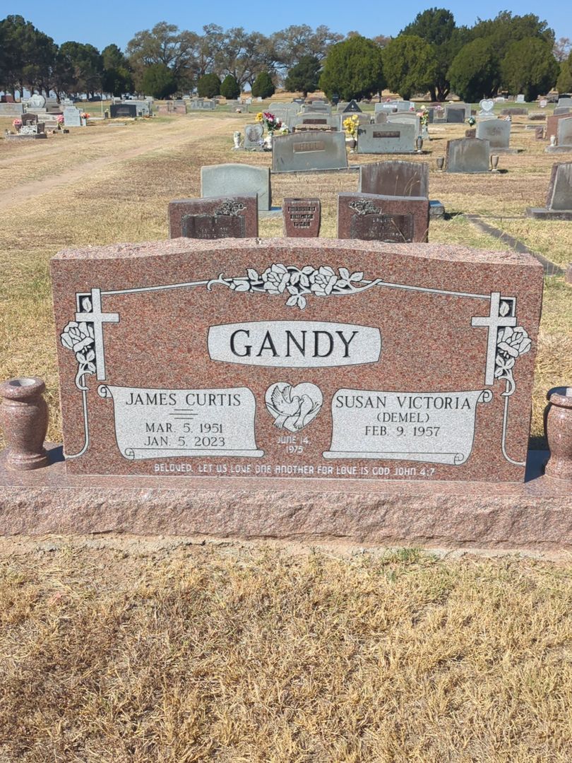 James Curtis Gandy's grave. Photo 1