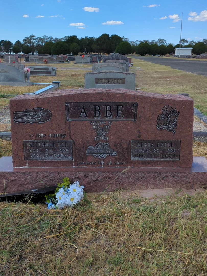 Mitchell Lee Abbe's grave. Photo 1