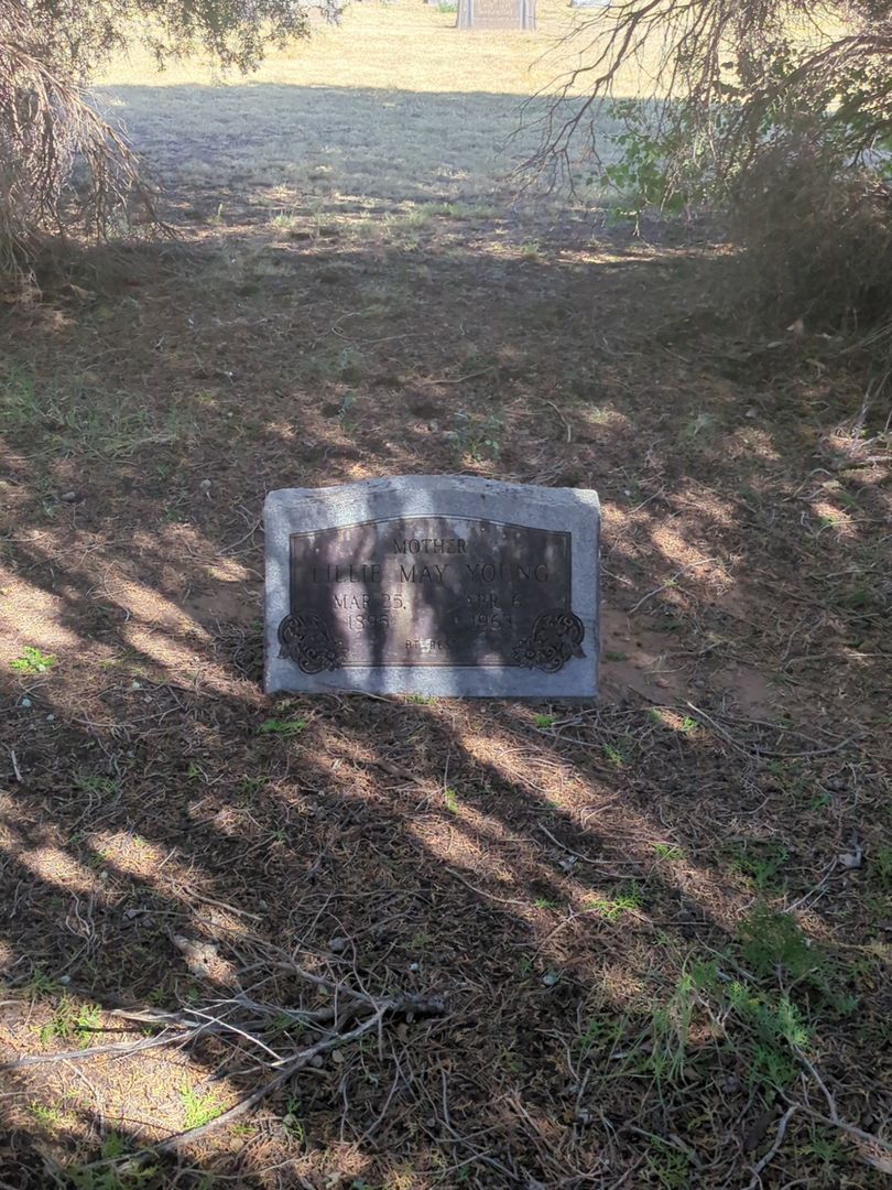 Lillie May Young's grave. Photo 1