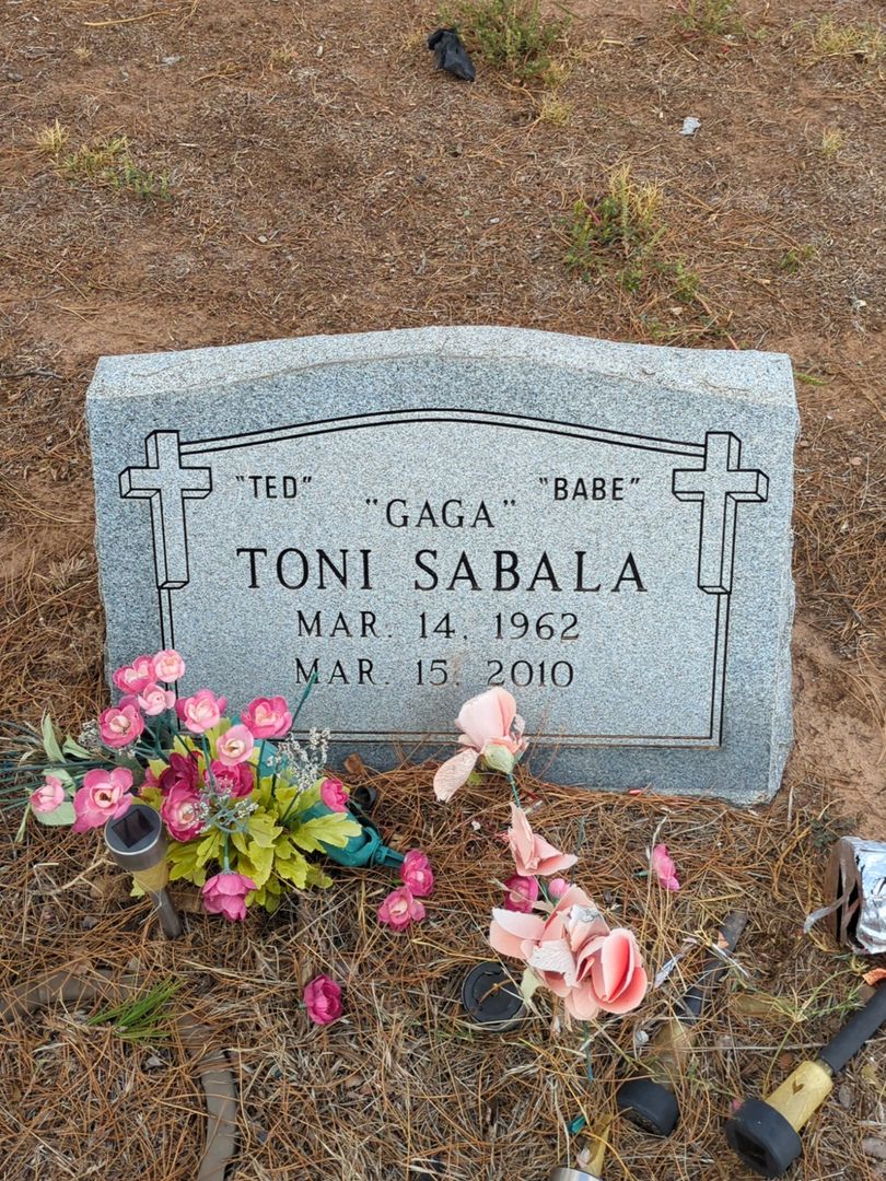 Toni "Gaga" Sabala's grave. Photo 1