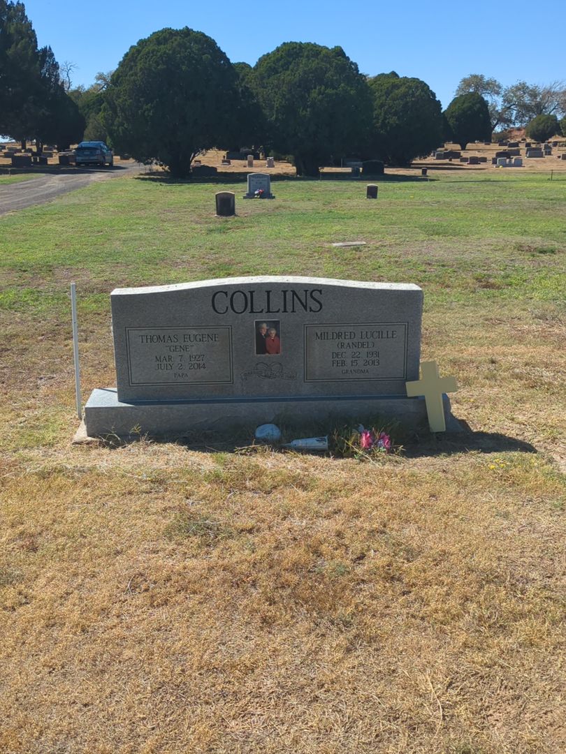 Mildred Lucille Randel Collins's grave. Photo 1