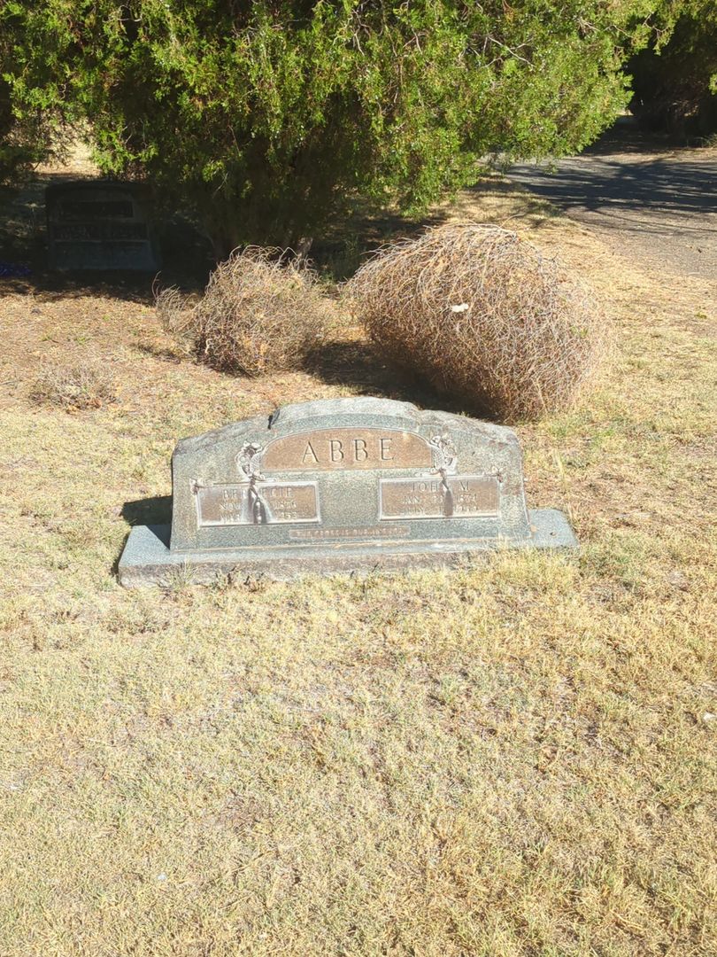 John M. Abbe's grave. Photo 1