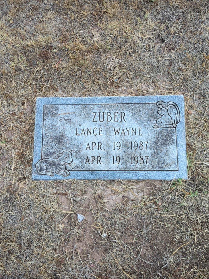 Lance Wayne Zuber's grave. Photo 1