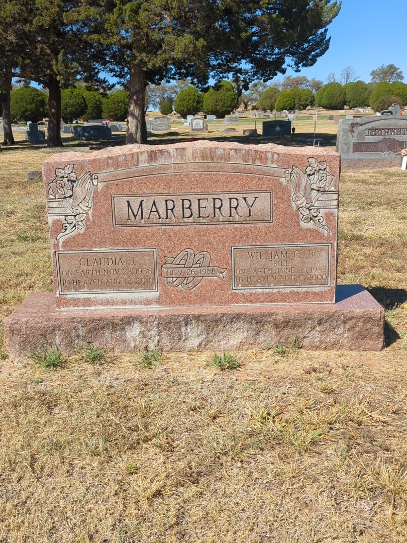 William C. "Bill" Marberry Junior's grave. Photo 1