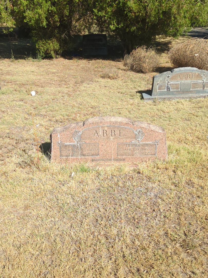 Herman B. Abbe's grave. Photo 1