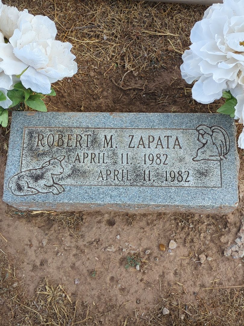 Robert M. Zapata's grave. Photo 1