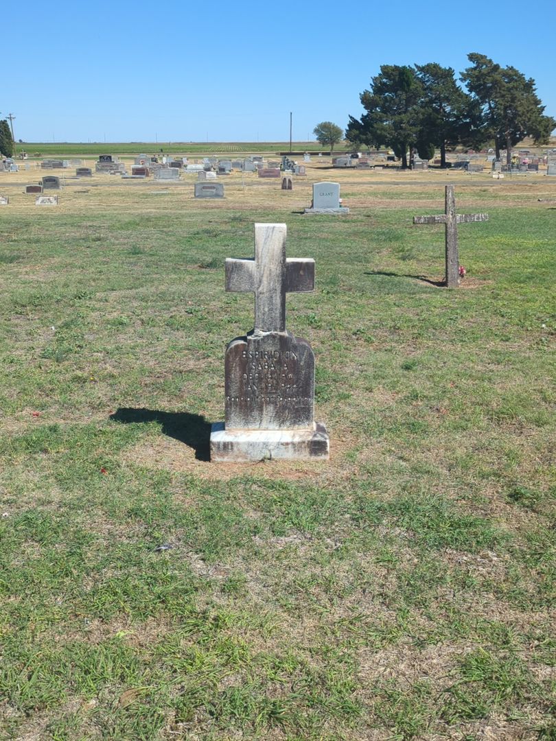 Espiridion Sabala's grave. Photo 1