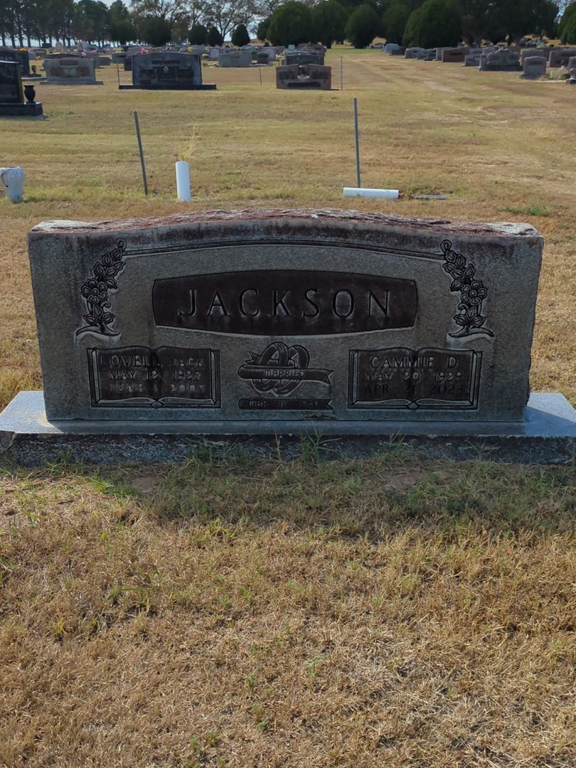 Cammie D. Jackson's grave. Photo 1