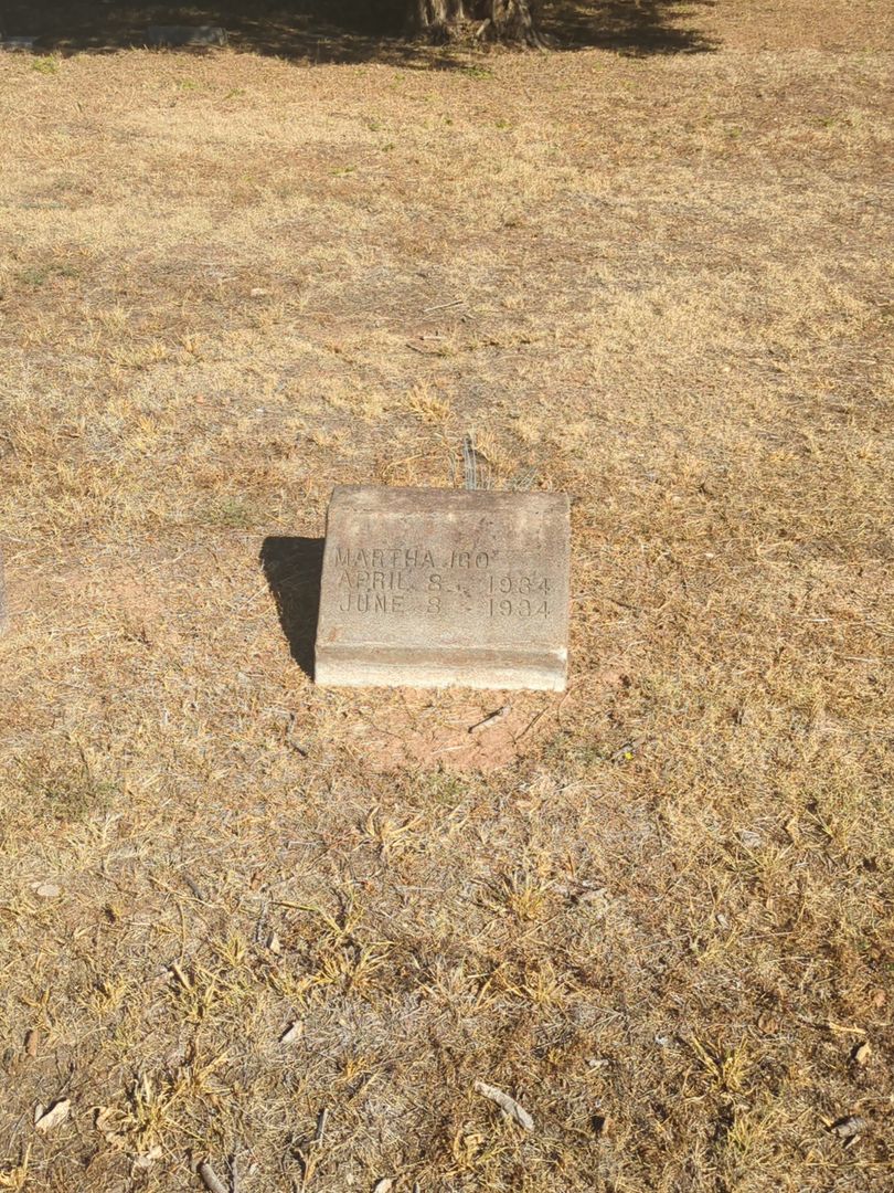 Martha Igo's grave. Photo 1