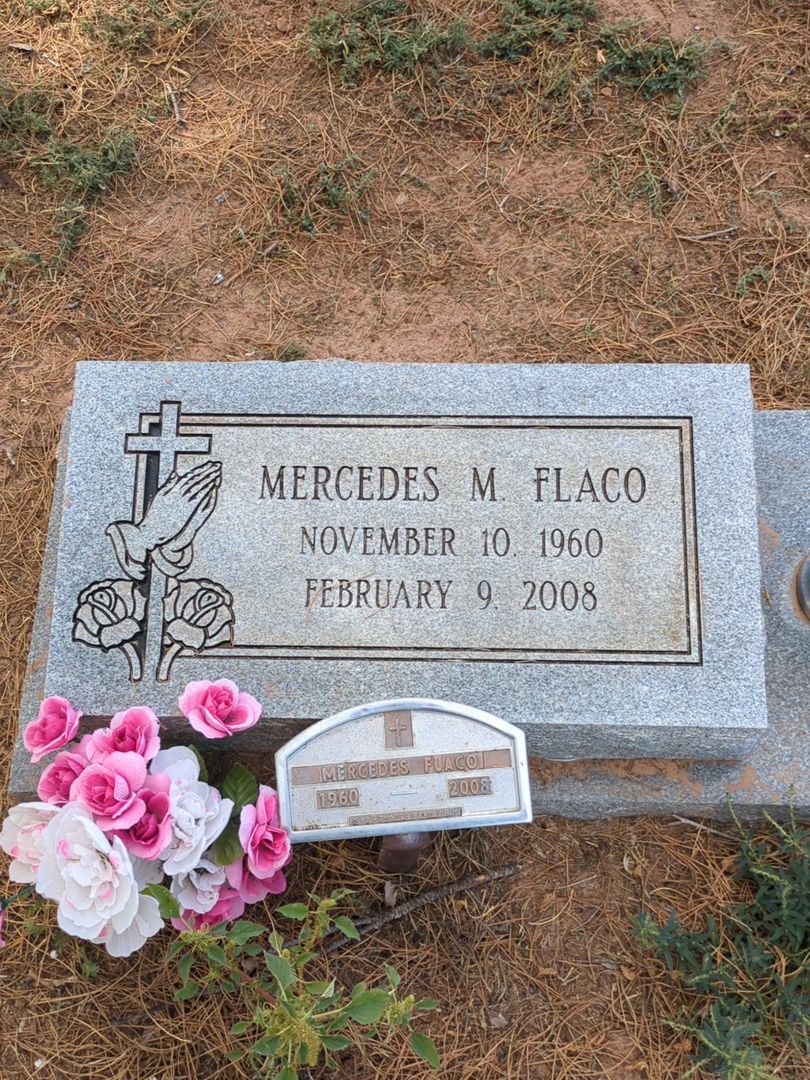 Mercedes M. Flaco's grave. Photo 1