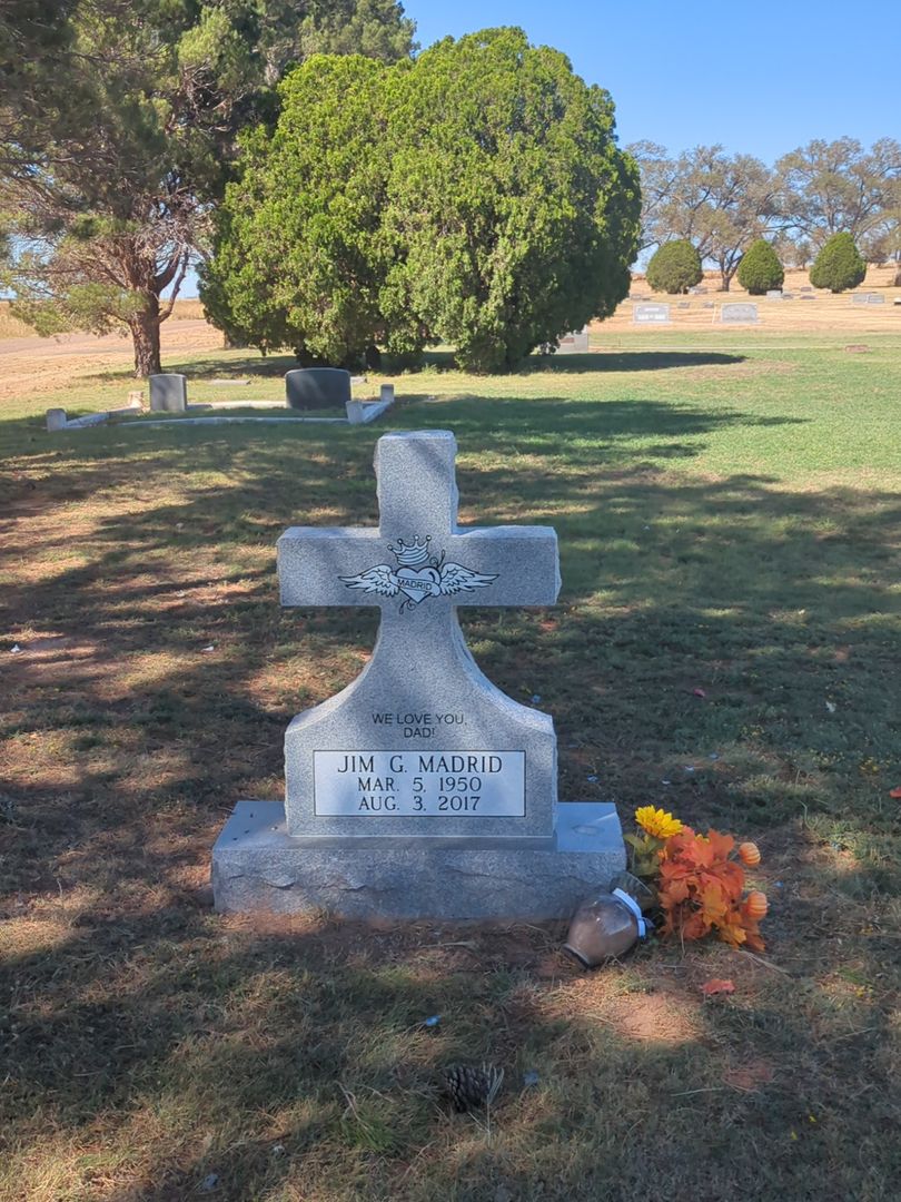 Jim Granado Madrid Senior's grave. Photo 1