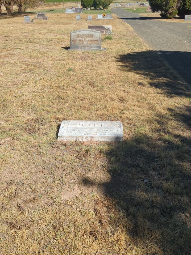 Samuel E. Hall's grave. Photo 1