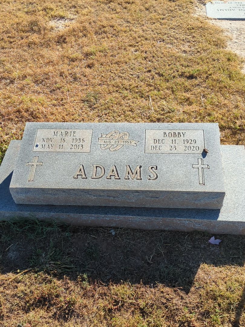 Bobby Gene Adams's grave. Photo 1