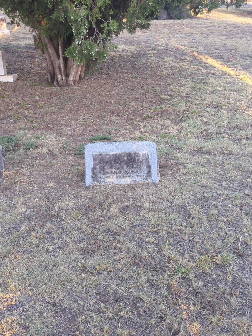 G. W. "Cap" Oden's grave. Photo 1