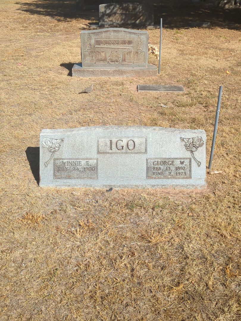 George W. Igo's grave. Photo 1