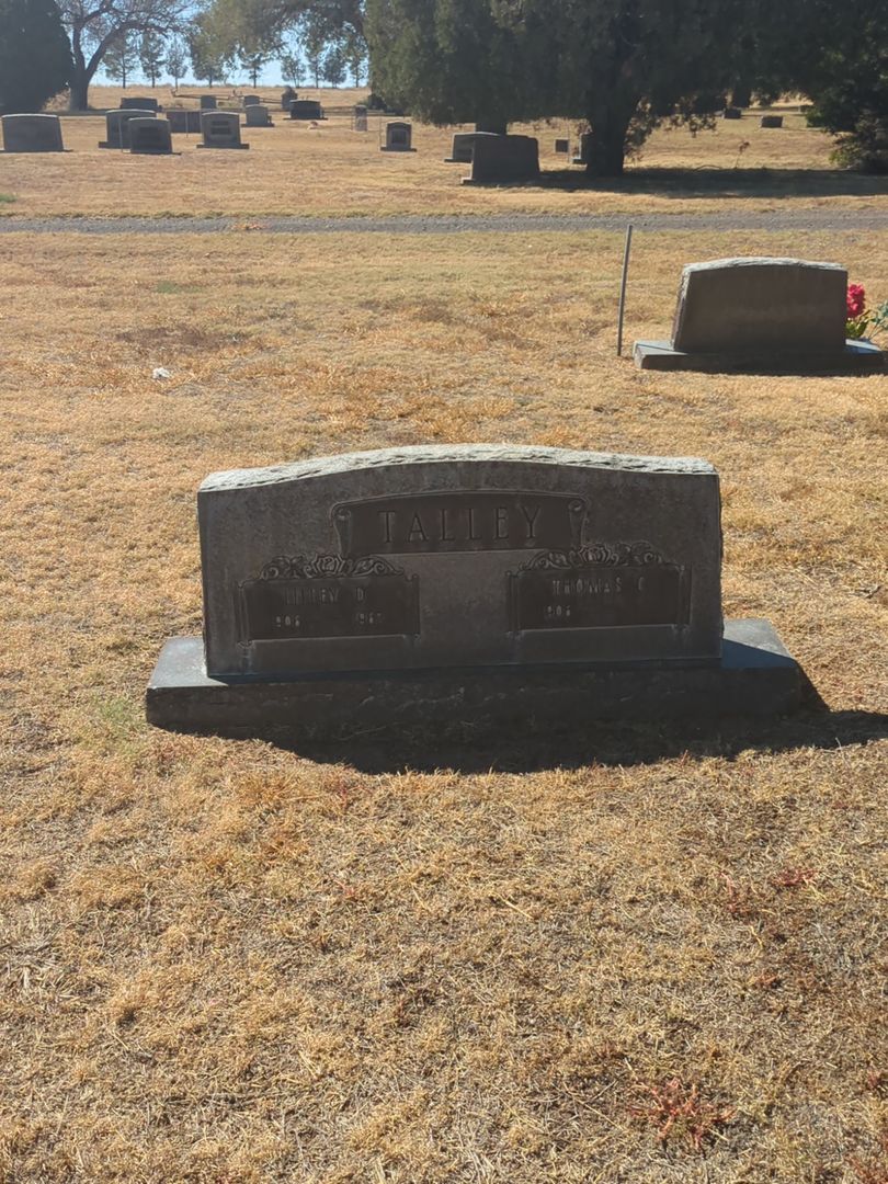 Thomas C. Talley's grave. Photo 1