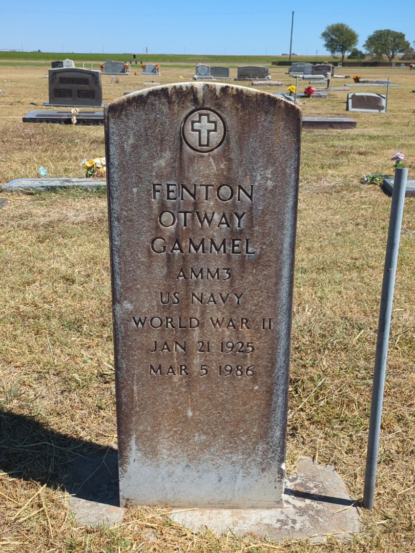 Fenton Otway Gammel's grave. Photo 1