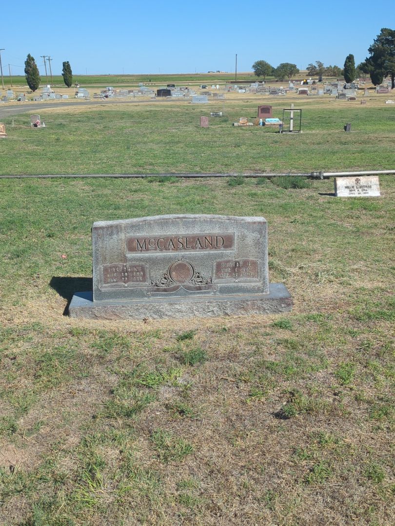 Josephine Dankworth McCasland's grave. Photo 1