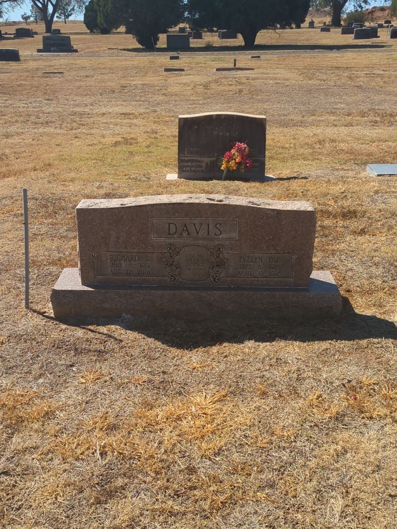 Evelyn Fae Davis's grave. Photo 1